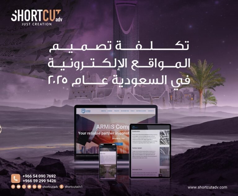 تكلفة تصميم المواقع الإلكترونية في السعودية عام 2025