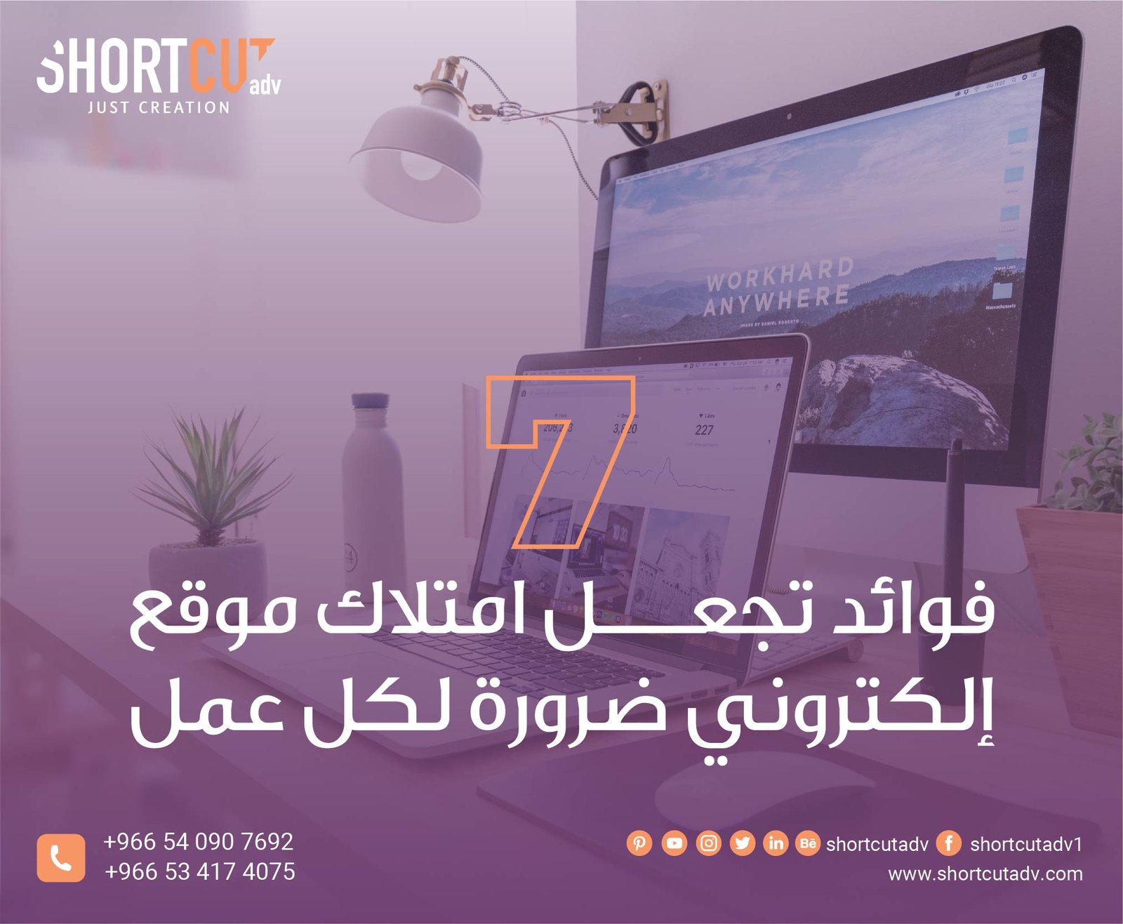 7 فوائد تجعل امتلاك موقع إلكتروني ضرورة لكل عمل